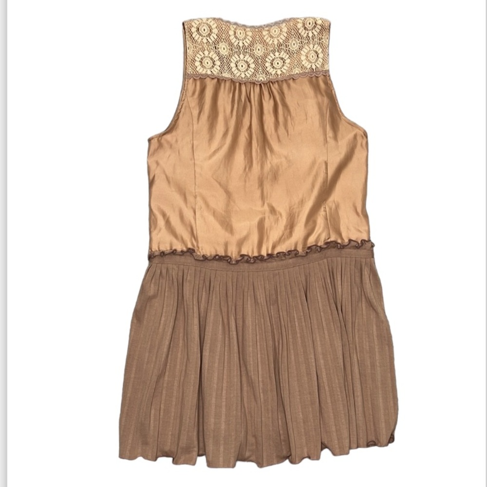Axes Femme Coquette Japanese Romantic Drop Waist Sleeveless Dress Size M Lace - Picture 3 of 15